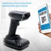 Handheld 1D/2D/QR Barcode Scanner Wireless BT & 2.4G USB Wired
