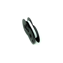 New Universal Typewriter Ribbon Spool, Black Nylon Cloth with White Correction Tape; Superior Replacement for NU-KOTE BW277, PORELON BW277, Sears 53770, Smith Corona SC-20BW-SCM. (GRC T4-NYBW)