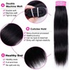 Unipearl Straight Weft Extensions Real Hair 30 35 40 cm