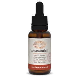 BÄRBEL DREXEL Astaxanthin Drops with High-Quality Astaxanthin from the Microalgae Haematococcus Pluvialis Dissolved in MCT Oil Optimised with Vitamin E (10 ml) High Dose with 4 mg per Daily Dose