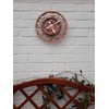 YTAONS Outdoor Wall Clock for Garden, Patio and Deck, 12in