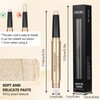 Cream Glitter Eyeshadow Stick - Pearl Shimmer Dual-Ended Eyeshadow Pencil,