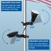 Solar Flag Pole Light, Flagpole Light Solar Powered, Super Bright