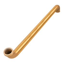 Highcraft 1-1/2” x 24” Double Waste Arm Brass Waste Bend 22-Gauge for Bathroom Sink, Kitchen Sink, Utility Sink Tubular Drain Applications