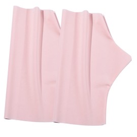 Baluue 1 Pair Ice Silk Nail Gloves Uv Protection Gloves Nail Gel Kit Stickers Fingerless Dryer Glue Kit Protection Arm Uv Shield Toenail Manicure Brushes Para Stand Mittens Nylon Pink