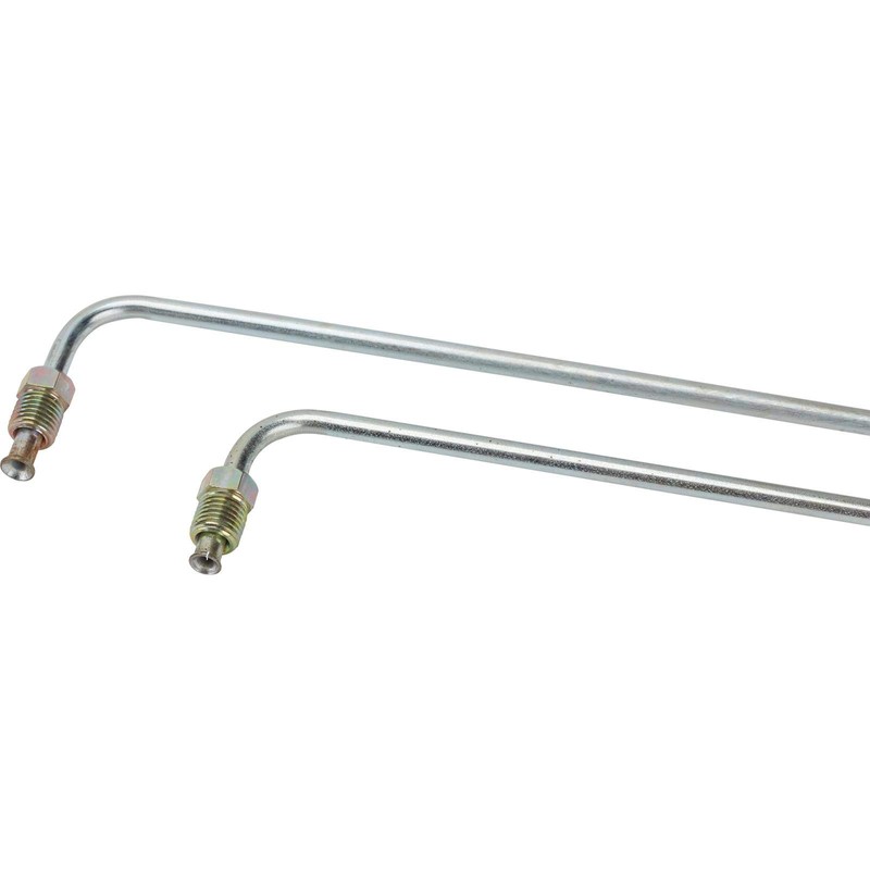 Dual Outlet Master Cylinder Steel Dual Brake Line Kit