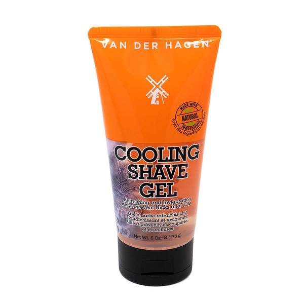 Van Der Hagen Cooling Shave Gel - Invigorating, Non-Foaming Shave