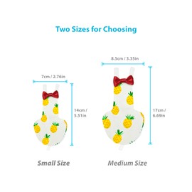 UKJENT Bird Diaper Protective Parrot Nappy, Reusable Flight Suit with Waterproof Inner Layer, Washable Cute Urine Wet Suit for Cockatiel Monk Parakeet Sun Parakeet Lory, 2 Pack(M)