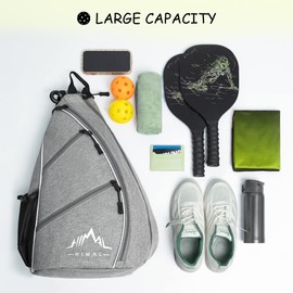 Himal Pickleball Bag Adjustable, Pickleball Backpack with Water Bottle Holder for Men and Women