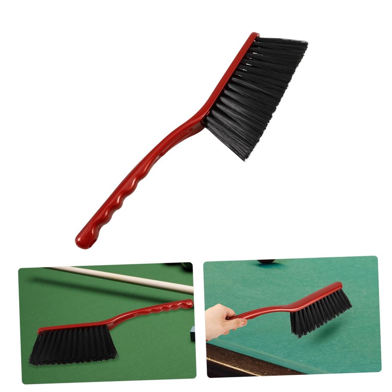 Outanaya Convenient Pool Table Brush Snooker Table Cleaning Brush Pool