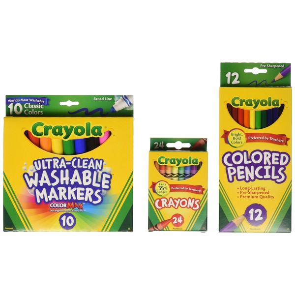 Crayola Back To School Supplies, Grades 3-5, Ages 7, 8, 9, 10 ()