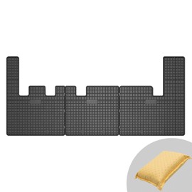 FROGUM EL Toro Rubber Mats All Year Round Set of Car Floor Mats for Ford Tourneo Custom III 2012-2021, for Ford Transit Custom 2012-2021 | Durable Rubber Material | 1.5 cm Protective Edge