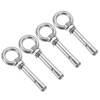 PATIKIL M8x70mm Extended Eye Bolts 4 Pack 304 Stainless Steel