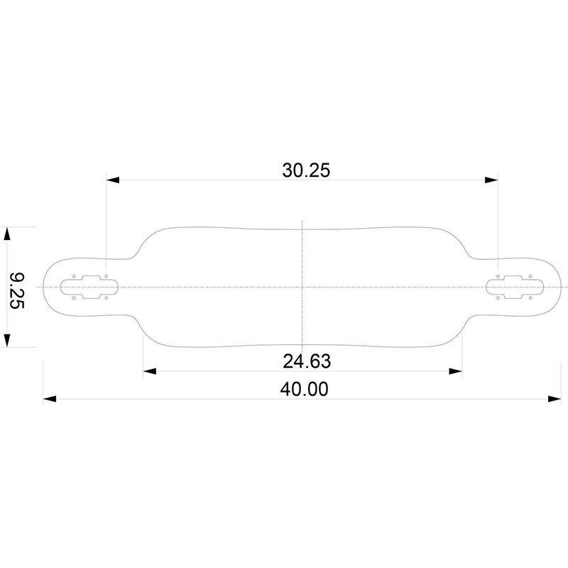 DB Longboards Phase 40" Maple Drop Through Longboard Complete