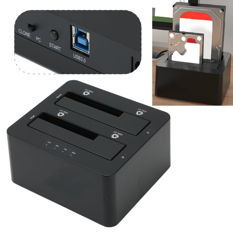 USB C 3.0 to SATA External Hard Drive Dock Support