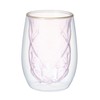Francfranc Franc Diamond Double Wall Glass, Pink