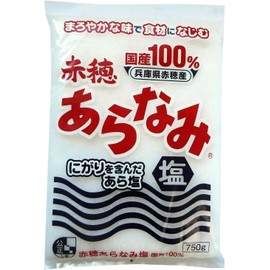 Ako Aranami Salt 750g (Pack of 1), Japanese Domestic Natural Sea Salt from Ako City, Hyogo Prefecture, MADE IN JAPAN, Limited Stock
