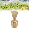 Fan Shaped Fountain Nozzle Copper Adjustable Uniform Water Spray Fan
