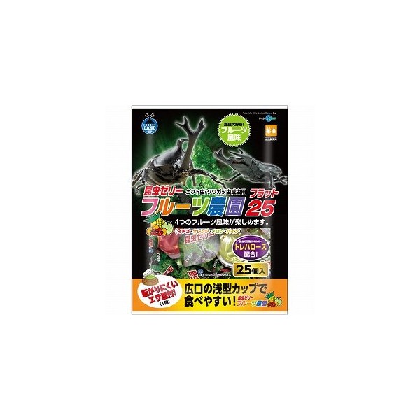 Marukan Insect Jelly Fruit Farm Flat 25 F-23 25 Pieces