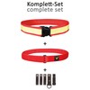 tee-uu Red Emergency Service Belt Various Sizes S-XXL Belt for