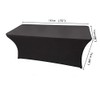 Rectangular Stretch Spandex Table Cover Fitted Tablecloth for Wedding Party