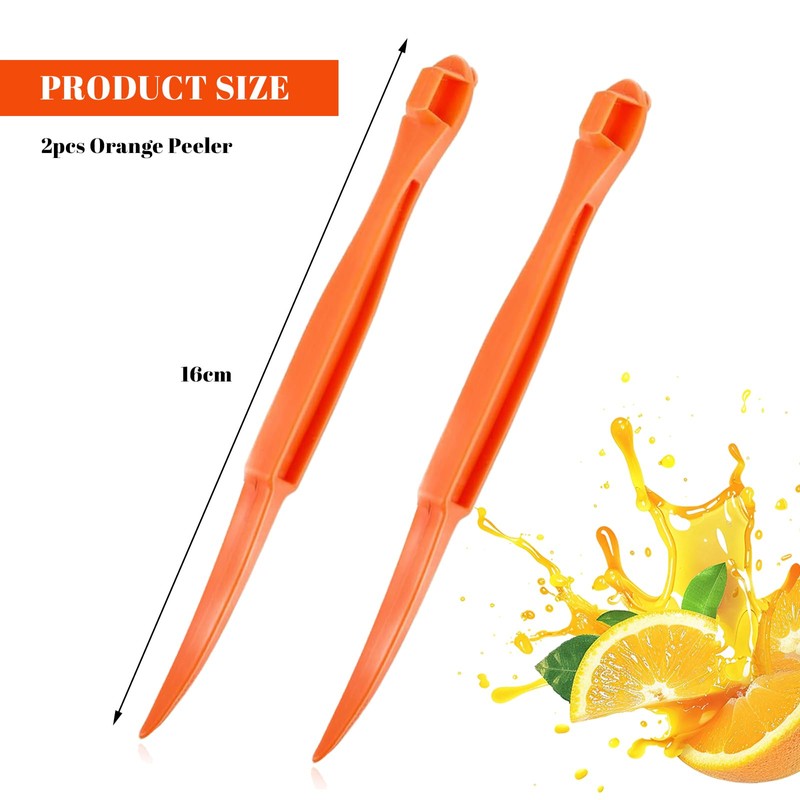 Yamobi Pack of 2 Orange Peeler, Orange Slicer and Orange