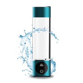 Hydrogen Water Bottle, SPE/PEM Technology, OLED Display, Real 3000ppb Concentration, Purification Vent, 280ML Filter Water Bottle with Leak Proof Seal, Durable and Reusable Water Bottle Eco-friendly