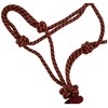Weaver Leather Diamond Braid Rope Halter and Lead Sangria/Gold, Average