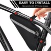 Lunaanda Bicycle Bag Frame, Waterproof Bicycle Triangle Bag with Reflective