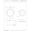 Westbrass D2082-05 3-1/2" Extra-Deep Collar Kitchen Sink Waste Disposal Flange