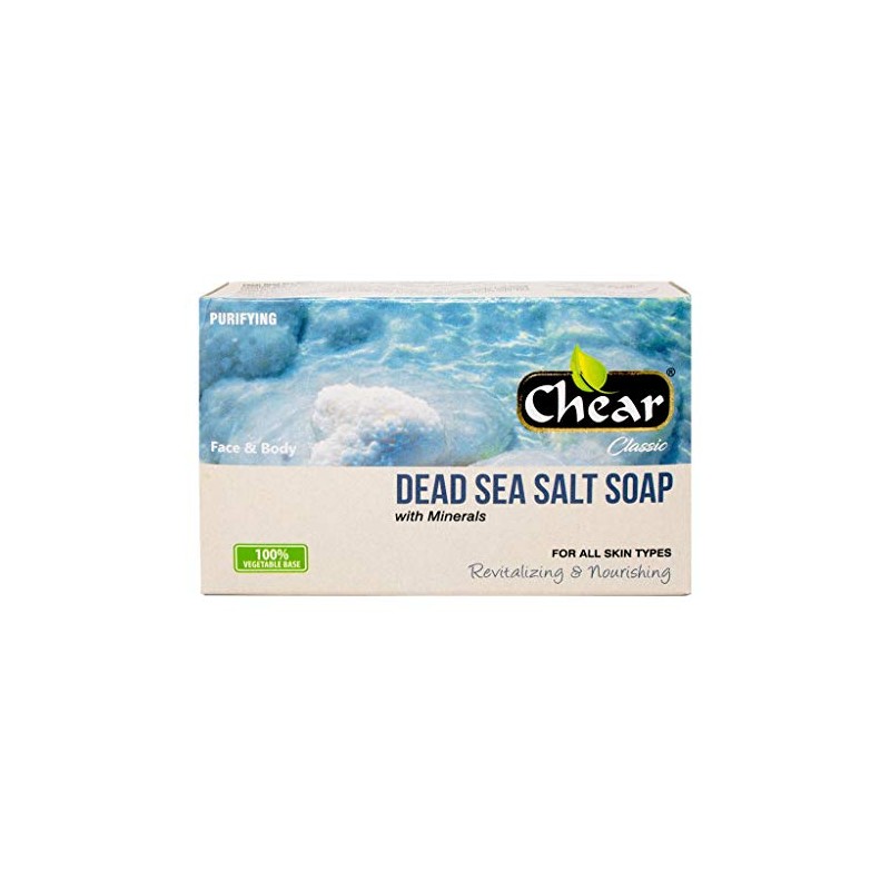 Chear Dead Sea Salt Soap 150g - with Minerals, Purifying,