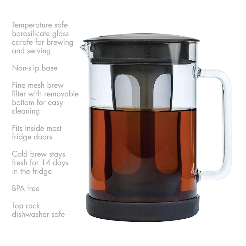 Primula Pace Cold Brew Iced Coffee Maker With Durable Glass