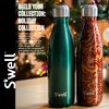 S'well Original Drinking Bottle Burgundy Swirl 500 ml Vacuum Insulated