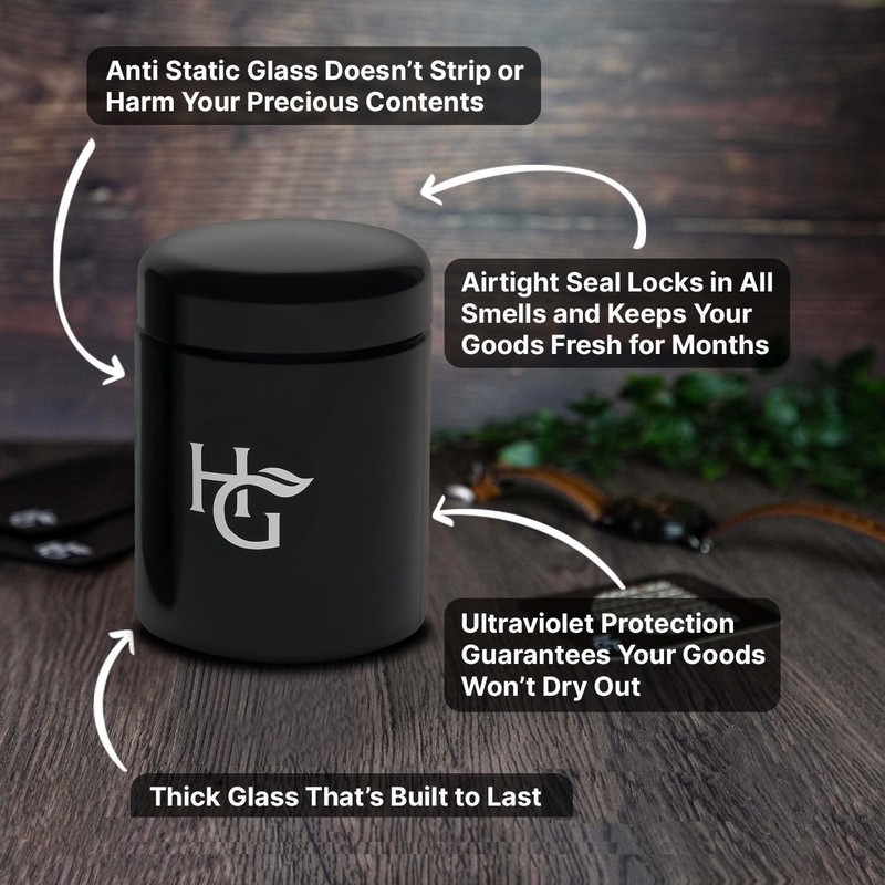 Herb Guard - Half Oz Airtight Jar and Smell Proof