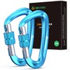 Brotree Carabiner, Locking Carabiner, Load Capacity 26.7 lbs (12 KN)