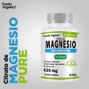 Citrato De Magnesio, 90 Cpsulas. Purely Organics. Sin Sabor