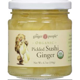 Ginger The Ginger People Organic Pickled Sushi Ginger, Vegan, 6.7 ounces (Pack of 2)