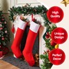 2 Packs 96.5 cm Jumbo Felt Christmas Stockings Party Decoration,Giant