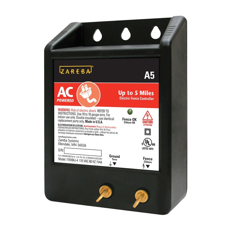 Zareba A5 5 Mile AC Solid State Charger