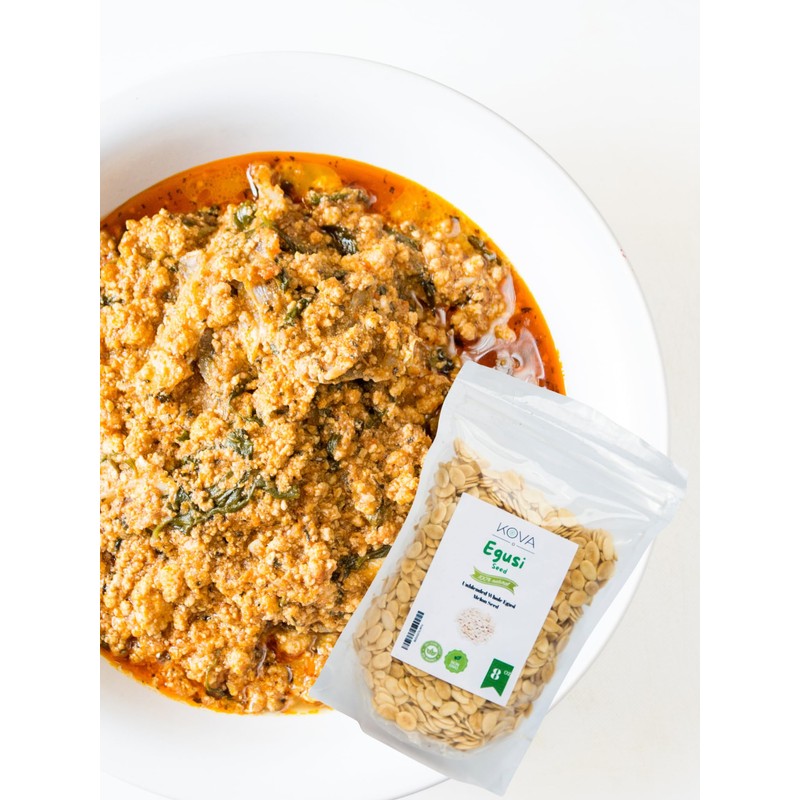 Kovafood Egusi Seeds, Whole Egusi, 8oz