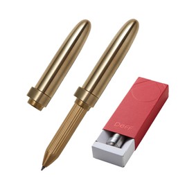 Deff DEF Premium Refills Pen Jacket Extra Short Design Men Women Gift Oil Based Water-Based Business Brass
