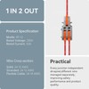 GKEEMARS 20Pcs Mini Electrical Wire Connectors, DIY Splicing into 4/6/8/9/10