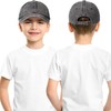 4 Pack Boy's Distressed Baseball Cap Washed Cotton Hat for