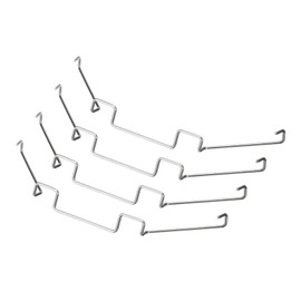 MECCANIXITY 4pcs CPU Heatsink Fan Buckles, 9CM Wire Buckle Upper Hook Type Fixing Clips PC Mainboard CPU Radiator for Computer Cooling Accessories