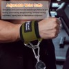 J Bryant Fitness Wrist Straps with Hooks for Weightlifting, Strength