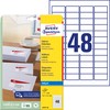 Avery Zweckform J4791 Paper Matt Address Labels 45.7 x 21.2