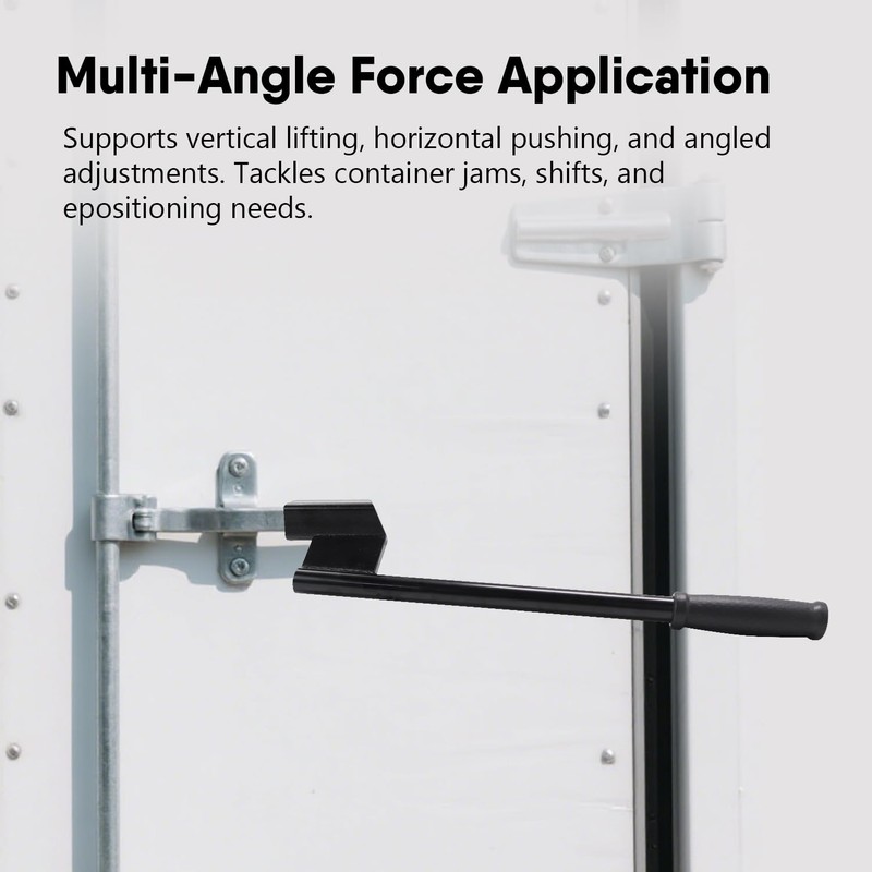 QZATTCAEN Heavy-Duty Container Door Leverage Tool Enhanced Persuader Bar with