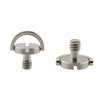 HJ Garden 2pcs 1/4-20 Thread D-Ring Stainless Steel Camera Fixing