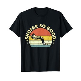 YJ6J Vintage Shofar So Good Rosh Hashanah Jewish Day T-Shirt