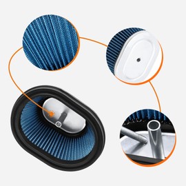 2XJ-14451-00-00 Air Filter Replacement for Yamaha Blaster 200 YFS200 88-06 Breeze 125 YFA125 89-04 Grizzly 125 YFM125 04-13 Raptor 125 YFM125R 11-13 Raptor YFM250R 08-13 FS-906 ATV
